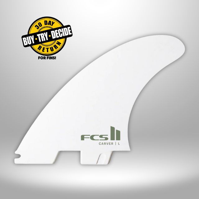 FCS II Carver PC White Edition Tri Set - USEDSURF