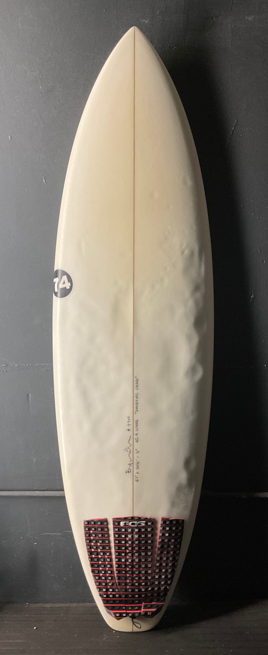 6'1” 74 “Dousting Chad” 42.40L Used Surfboard #43851 - USEDSURF