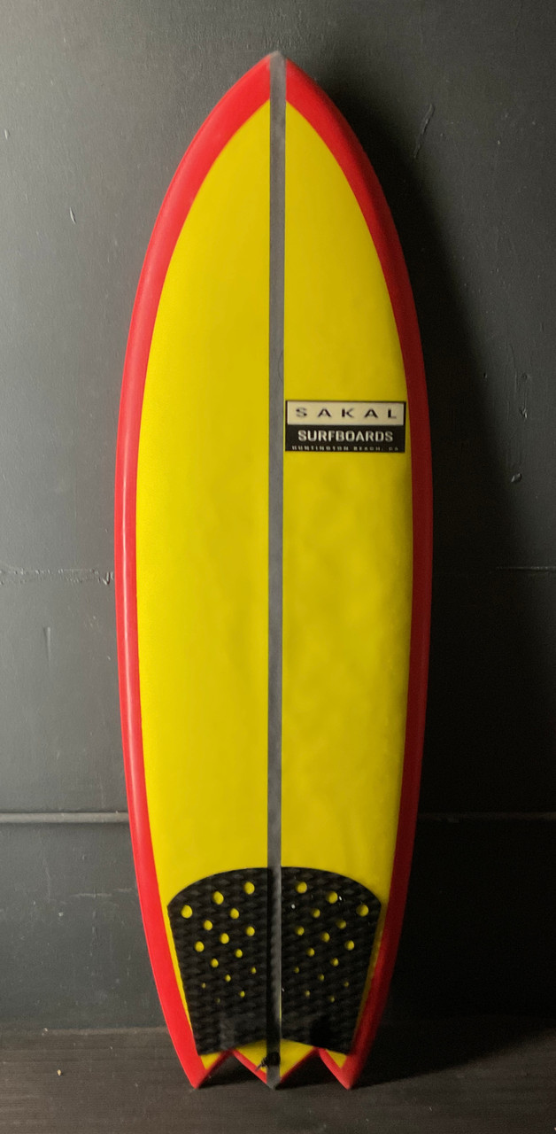 5'9” Sakal “Killer Fish” 40.0L Used Surfboard #44033 - USEDSURF