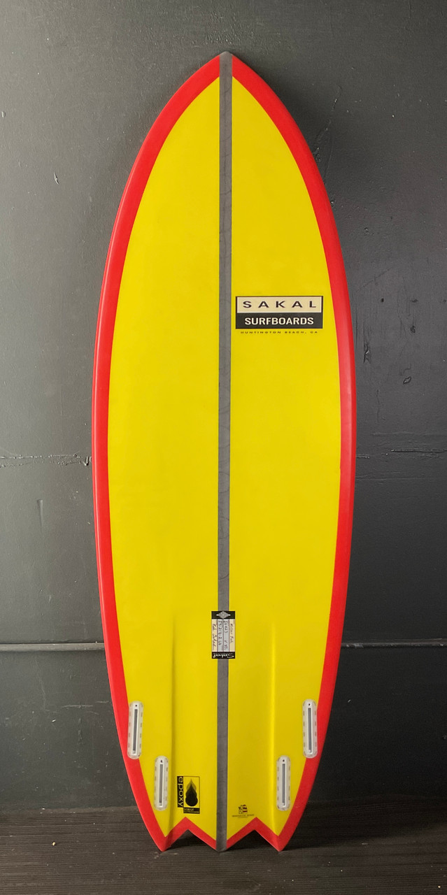 5'9” Sakal “Killer Fish” 40.0L Used Surfboard #44033 - USEDSURF
