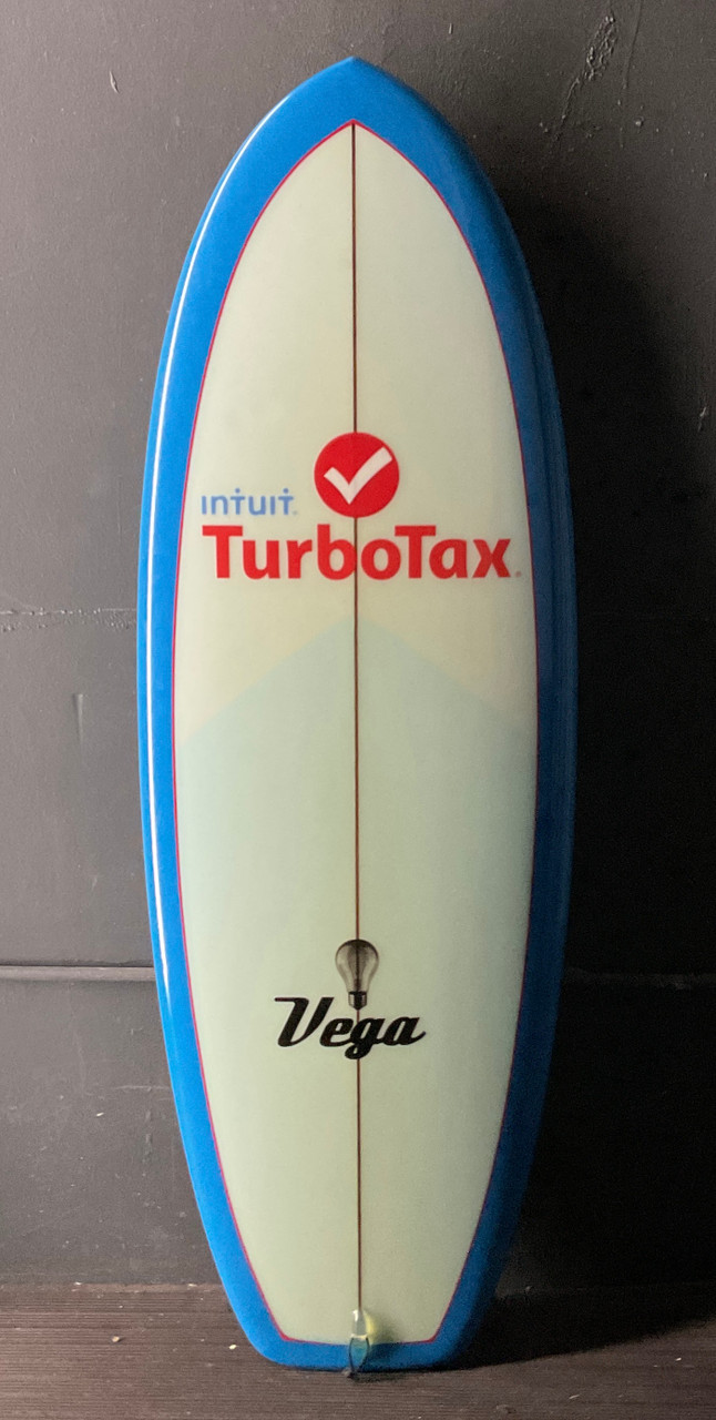 5'0” Vega “Retro Twin” Used Surfboard #44282 - USEDSURF