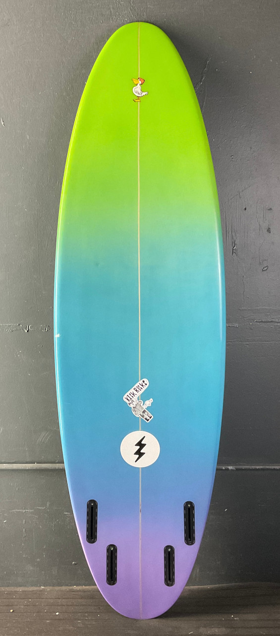 5'9 1/2” Barrett Miller “Quad” Used Surfboard #44315 - USEDSURF
