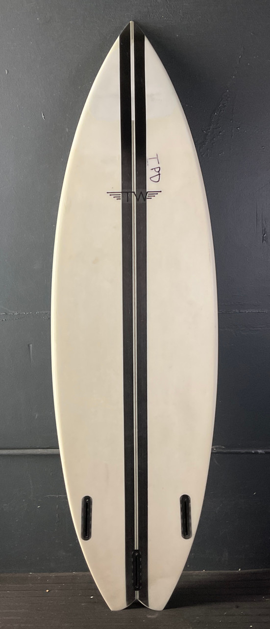 5'9 1/2” Tyler Warren Used Surfboard #44381 - USEDSURF