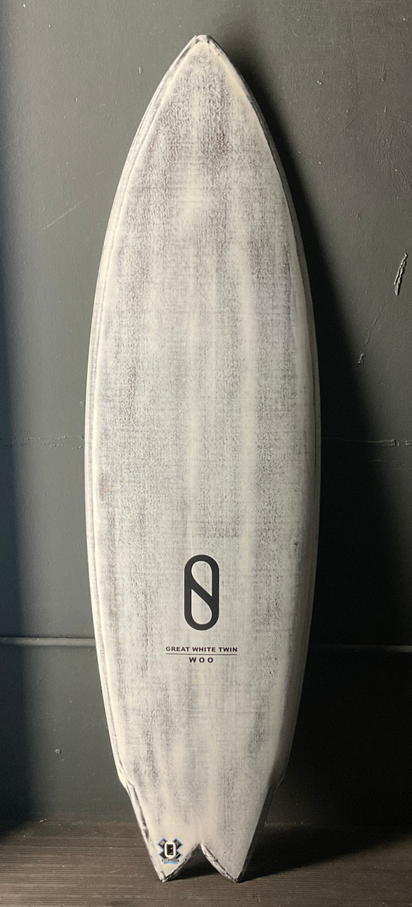 5'7” Firewire “Great White Twin” 27.50L New Surfboard Blem #44533