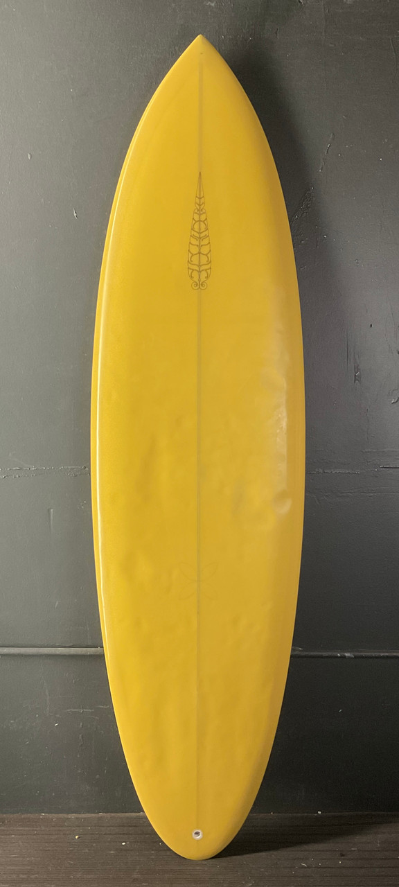 6'2 1/2” Mandala “Round Pin Quad” Used Surfboard #44570 - USEDSURF