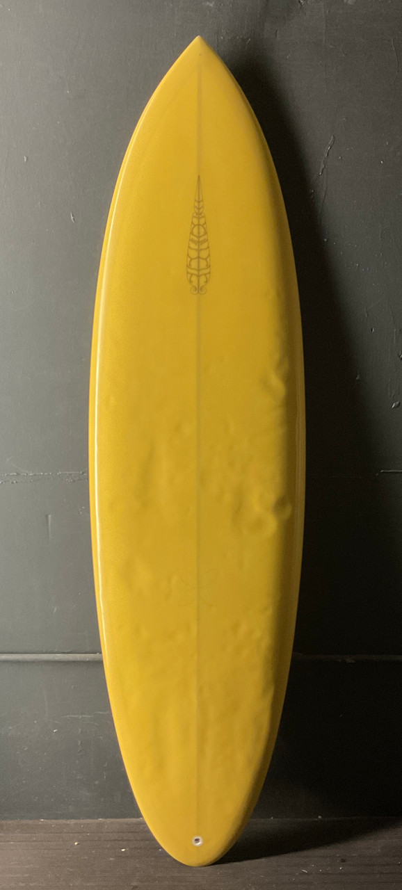 6'2 1/2” Mandala “Round Pin Quad” Used Surfboard #44570 - USEDSURF