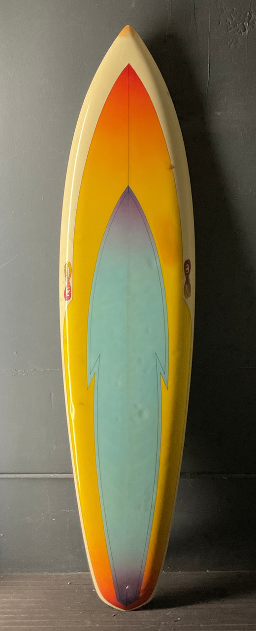 ビンテージサーフボード1972 7'6 7'6” Infinity “Retro Single Fin” Used Surfboard #44695 - USEDSURF