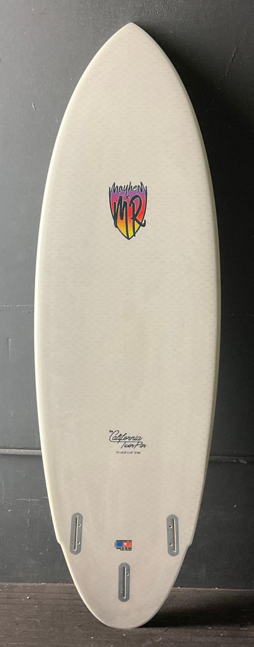 5'9” Mayhem/MR/Lib Tech “California Twin Pin” 32.0L Used Surfboard