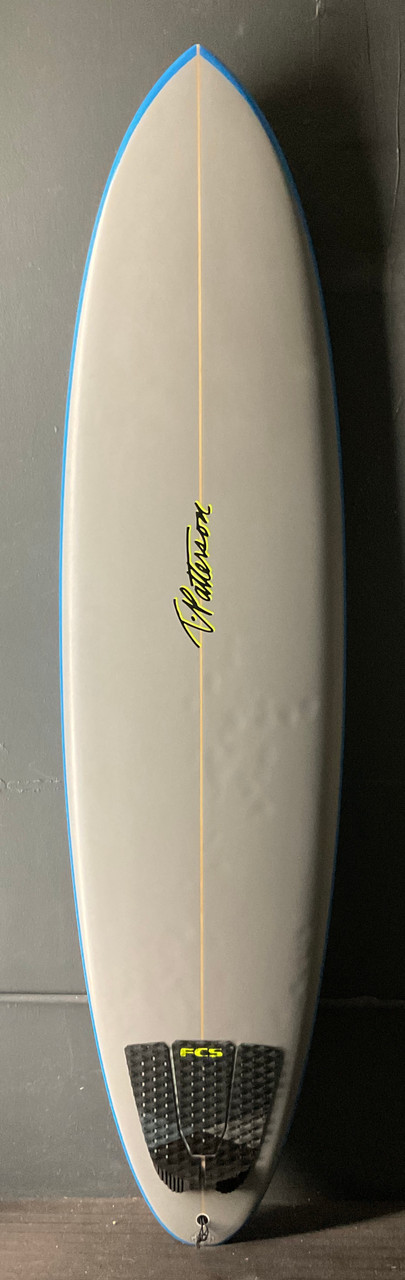 7'6” T. Patterson “Blue Fin” Used Surfboard #44914 - USEDSURF