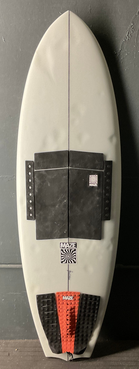 5'4” Swellbow “Bat Tail Quad” Used Surfboard #SH2669 - USEDSURF