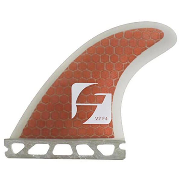 新古品 Future fin V2 F4 HEX フューチャー ベクター2 Futures NEW V2 F4 HC Thruster Smoke/Red - Discontinued - USEDSURF
