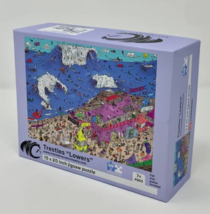 Trestles "Lowers" Puzzle 500 pc by Madhouse Art Co. Trestles "Lowers" Puzzle 500 pc by Madhouse Art Co.