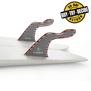 FCS1用　S-wing fin 440トライフィン FCS1用 S-wing fin 440トライフィン Twins - FCS JAPAN