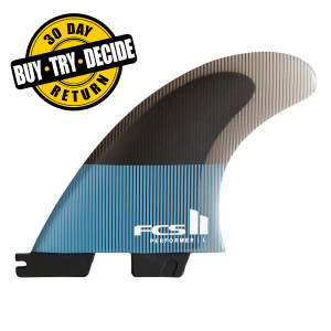 FCS II Performer PC Quad Tranquil Blue - USEDSURF