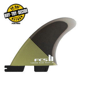 U*m様 FCS II CARVER Mサイズ fcs2 FCS II Carver PC Medium Quad Rear Fins Eucalyptus - USEDSURF