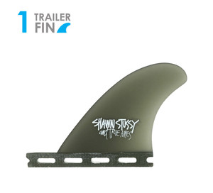 True Ames Stussy Hitch Hiker Center Trailing Fin Fiberglass ST
