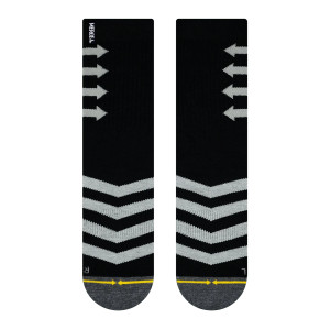 MERGE4 PERFORMANCE BLACK CREW SOCKS MERGE4 PERFORMANCE BLACK CREW SOCKS