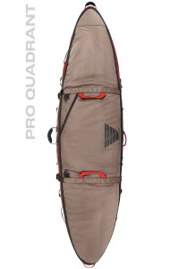Veia JJF 4 Board Surfboard Travel Bag Quadrant Material - Coyote