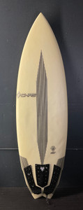5'8" Chas "Double Trouble" 31.0L Used Surfboard #43704
