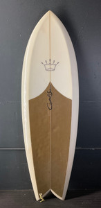 5’7” Crystal Sea “Flyin Fish” Used Surfboard #44675