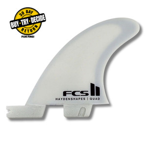 FCS II Hayden Shapes PC Aircore Quad Rear Fin Set - USEDSURF