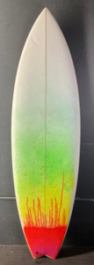 6’2” Top Secret 37.0L Used Surfboard #45121