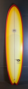 7’4" Bing “Pintail” Used Surfboard #48081
