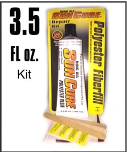 Sun Cure 3.5 oz Poly Fiberfill Ding Repair Kit Sun Cure 3.5 oz Poly Fiberfill Ding Repair Kit