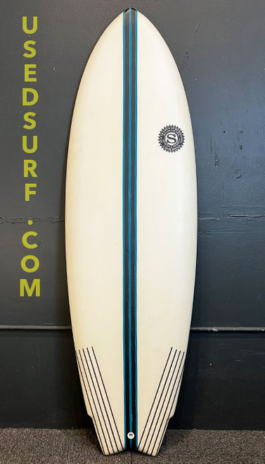 5'8" Stamps "Can Opener" 33 L Used Surfboard #SH1539