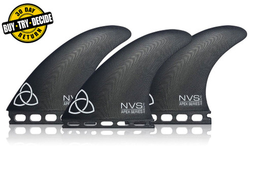 Naked Viking Surf (Futures Compatible) Taylor Knox Apex Tri New