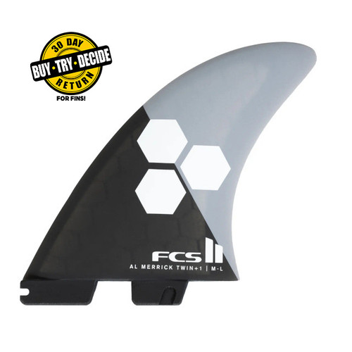 FCS II Al Merrick PC Twin +1 - Grey/Black