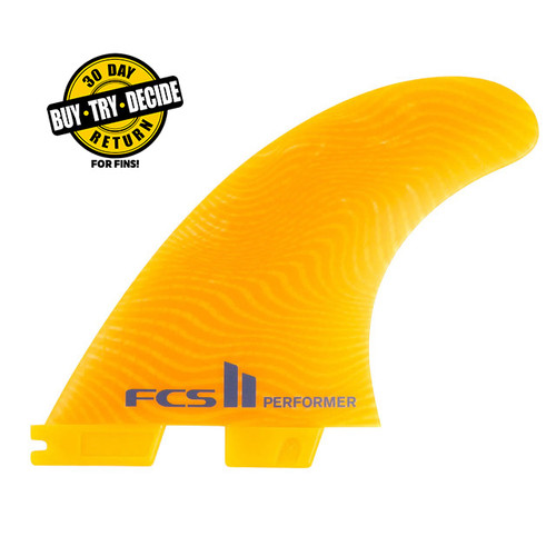 FCS M-3 Natural Glass Tri - USEDSURF