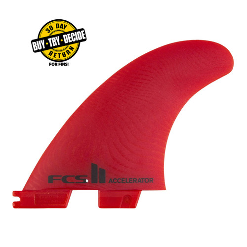フィン　FCS M-3 MADE IN THE USA FCS M-3 Natural Glass Tri - USEDSURF