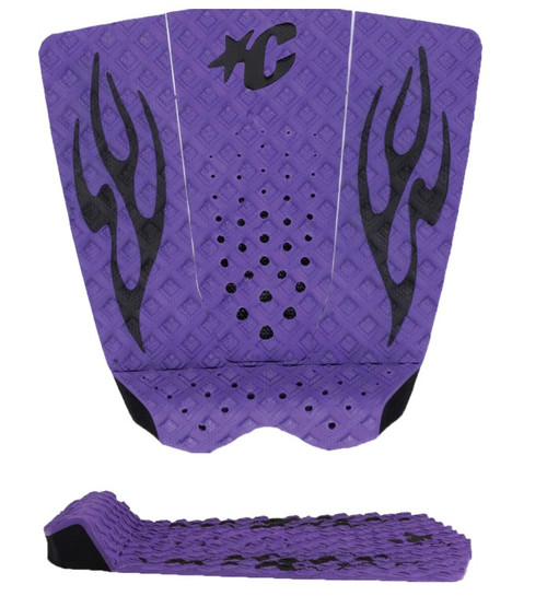 Creatures Grom Griffin Colapinto Traction Pad - Black/Red Flames
