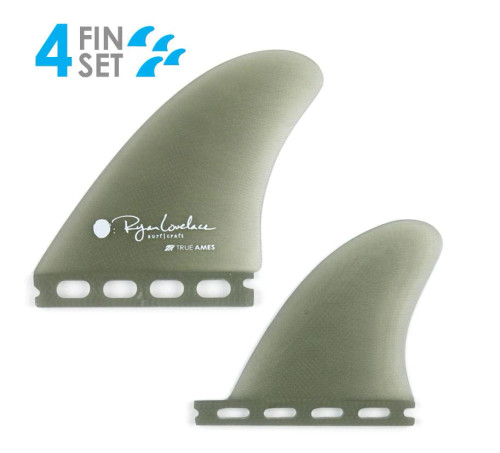 TRUE AMES Lovelace Piggyback Keel 2フィン True Ames Lovelace Piggyback Keel Fiberglass Single Tab