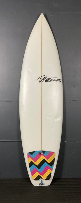 6’1” T. Patterson “Chopped Clam” Used Surfboard #38564 