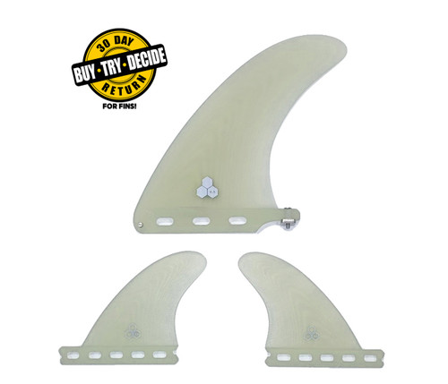 Channel Island Mid 2+1 fin set- FCS sides - USEDSURF