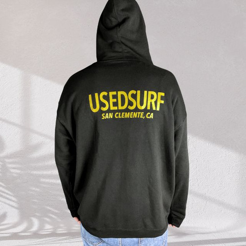 Usedsurf OG Pullover Hoodie Black
