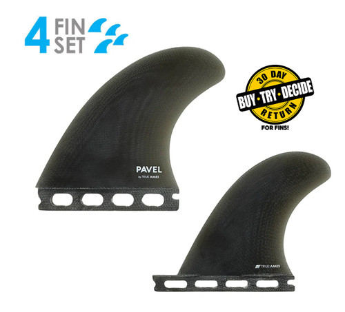 美品　TRUE AMES TYLER WARREN QUAD フィンセット Tyler Warren Quad Fins by True Ames fins - Shop Now – The