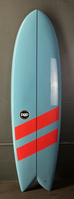 5'10" Pop Board Co. "Quad Fish" New Surfboard #SH2485
