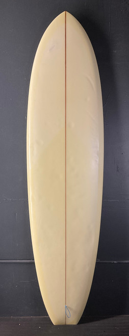 7’2” Christenson “Single Fin” Used Surfboard #44368