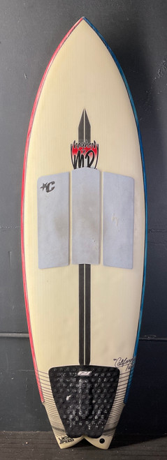 5’7” Mayhem “California Twin” 30.0L Used Surfboard #44845