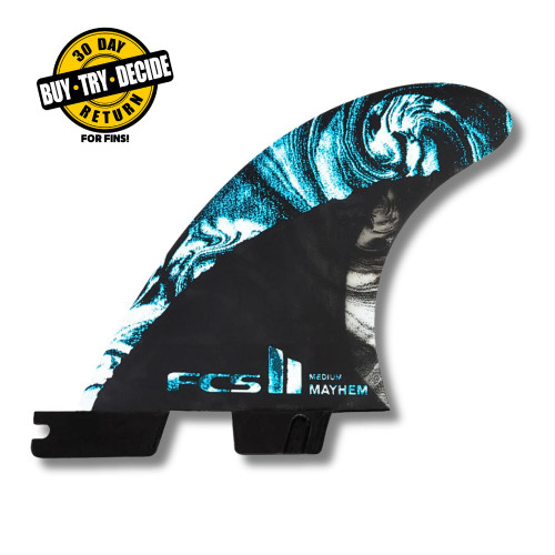 FCS II Matt Biolos Pivot PC Carbon Quad Rear Fin Set