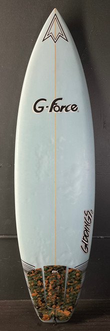 5’10” G-Force “Standard Issue” 27.0L Used Surfboard # 45019