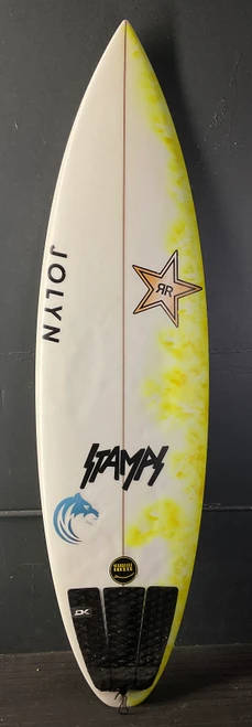 5’10” Stamps “Custom” 25.3L Used Surfboard #45018