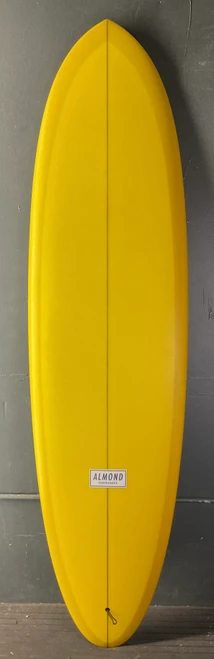 6’10” Almond “Pleasant Pheasant” Used Surfboard #45173