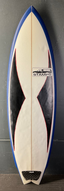 6’0” Stamps “Spark Plug” 34.4L Used Surfboard #SH2686