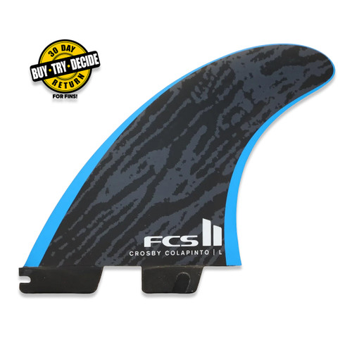 Accessories - Fins - FCS II - Tri Fins - Large (165-200 lbs