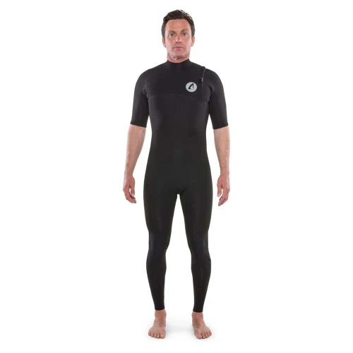 Isurus Mens Alpha Shield 2.2 Zipfree Short Arm Spring Wetsuit