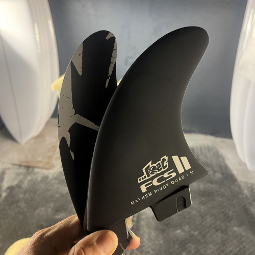 FCS II Mayhem Pivot PC Carbon Quad Rear Fin Set